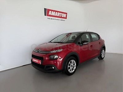 Usado Citroën C3 Feel 68 CV (50 kW) 2019 Granate Utilitario