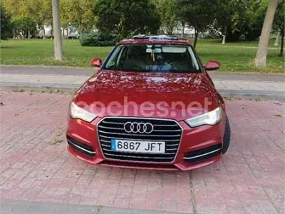 Usado Audi A6 S-Line 190 CV (139 kW) 2015 Granate Berlina