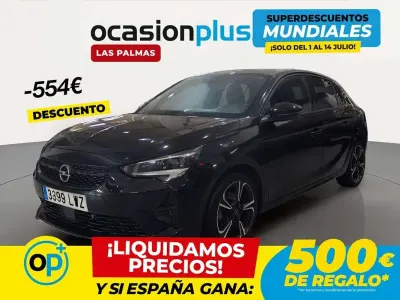 Usado Opel Corsa GS Line 131 CV (96 kW) 2022 Negro Utilitario