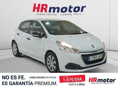 Usado Peugeot 208 Access 75 CV (55 kW) 2016 Blanco Utilitario