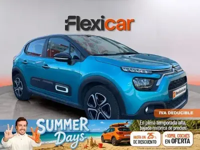 Usado Citroën C3 Feel 83 CV (61 kW) 2022 Azul Utilitario