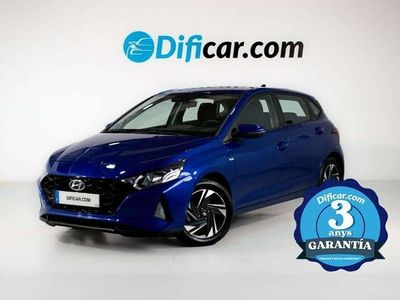 Azul Usado 2021 Hyundai i20 Berlina | 15.490 € (Precio justo)