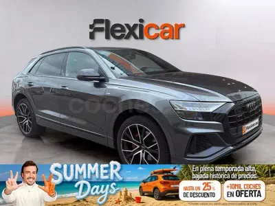 Usado Audi Q8 340 CV (250 kW) 2020 Gris / plata SUV