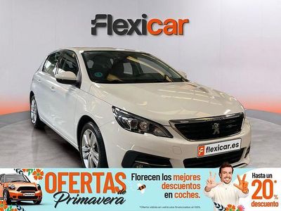 Usado Peugeot 308 Active 130 CV (95 kW) 2021 Blanco