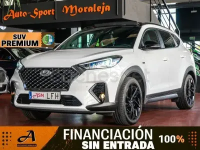 Usado Hyundai Tucson N Line 136 CV (100 kW) 2020 Blanco SUV