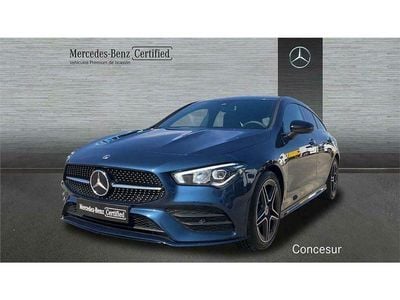 Azul denim Usado 2021 Mercedes CLA250e Shooting Brake AMG line Familiar | 29.900 € (Un poco caro)