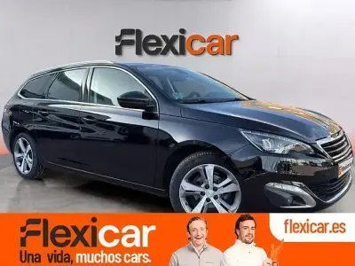Usado Peugeot 308 SW Active 130 CV (95 kW) 2017 Negro Familiar
