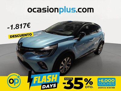 Usado Renault Captur Zen 130 CV (95 kW) 2021 Azul SUV