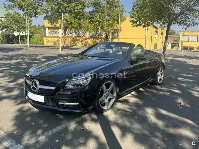 Usado Mercedes SLK200 184 CV (135 kW) 2011 Negro Descapotable
