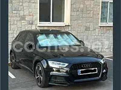 Usado Audi A3 116 CV (85 kW) 2020 Negro Berlina