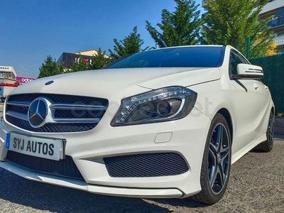 Käytetty Mercedes A180 AMG line 109 HP (80 kW) 2015 Valkoinen Sedan