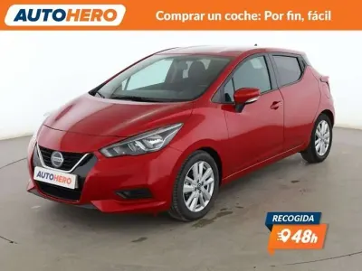 Usado Nissan Micra Acenta 101 CV (74 kW) 2019 Rojo Utilitario