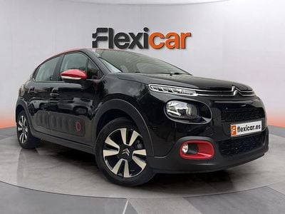 Usado Citroën C3 Feel 68 CV (50 kW) 2018 Negro Utilitario