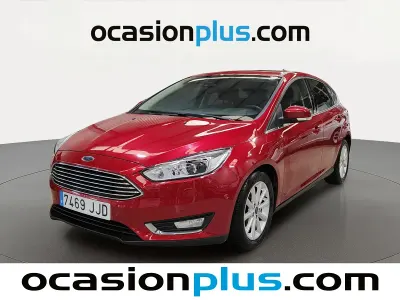 Brugt Ford Focus Titanium 125 HK (91 kW) 2015 Rød Hatchback