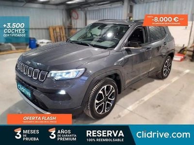Usado Jeep Compass Limited 130 CV (95 kW) 2021 Gris / plata SUV
