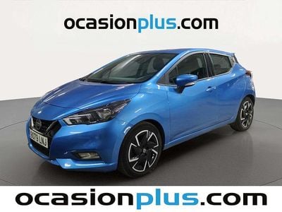 Usado Nissan Micra Acenta 92 CV (67 kW) 2021 Azul Utilitario