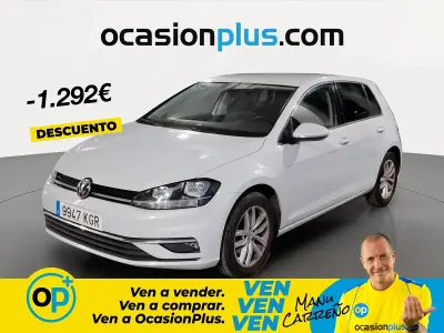Usado VW Golf VII Advance 125 CV (91 kW) 2018 Blanco Berlina