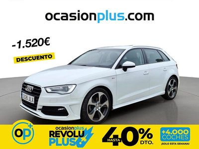 Usado Audi A3 S-Line 110 CV (80 kW) 2016 Blanco