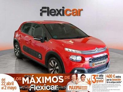 Usado Citroën C3 Feel 68 CV (50 kW) 2017 Rojo Utilitario