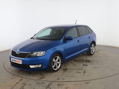 Azul Usado 2015 Skoda Rapid Ambition Berlina | 9899 € (Precio justo)