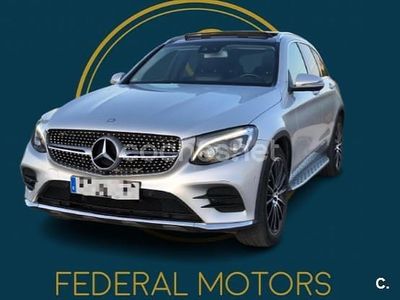 Usado Mercedes GLC220 AMG line 170 CV (125 kW) 2017 Gris / plata SUV