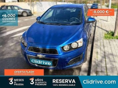 Usado Chevrolet Aveo LT 86 CV (63 kW) 2012 Azul Berlina