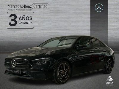 Negro Usado 2024 Mercedes A180 AMG line Berlina | 34.490 € (Precio justo)