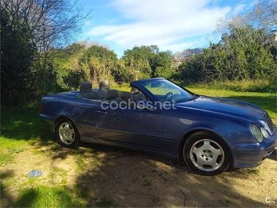Usado Mercedes CLK200 Elegance 163 CV (119 kW) 2002 Azul Descapotable
