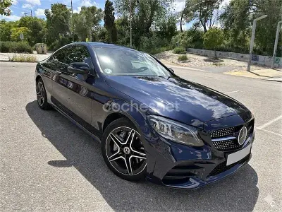 Usado Mercedes C300 245 CV (180 kW) 2022 Azul Coupe