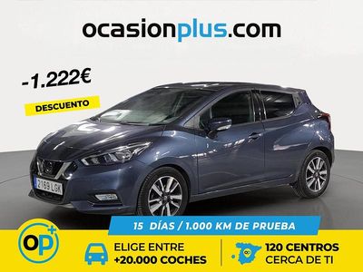 Usado Nissan Micra N-Connecta 90 CV (66 kW) 2020 Gris Utilitario