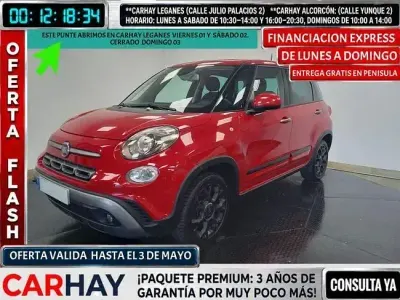 Używany Fiat 500L Cross 95 KM (69 kW) 2019 Czerwony Minivan