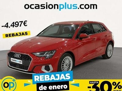 Rojo Usado 2023 Audi A3 Sportback Advanced Utilitario | 20.773 € (Super precio)