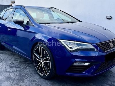 Usado Seat Leon ST CUPRA 300 CV (220 kW) 2019 Azul Familiar