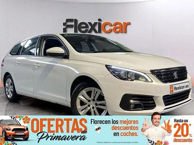 Usado Peugeot 308 SW Active 130 CV (95 kW) 2020 Blanco Familiar