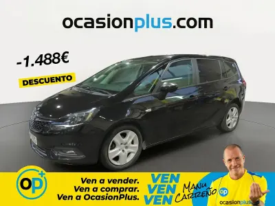 Usado Opel Zafira Expression 120 CV (88 kW) 2017 Negro Monovolumen