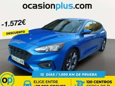Usado Ford Focus ST-Line 125 CV (91 kW) 2021 Azul Utilitario