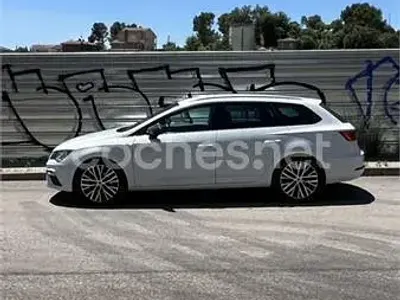 Usado Seat Leon ST FR 150 CV (110 kW) 2017 Blanco Familiar