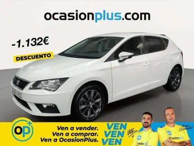 Usado Seat Leon Style 131 CV (96 kW) 2018 Blanco Utilitario