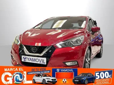 Usado Nissan Micra Acenta 100 CV (73 kW) 2019 Rojo Berlina