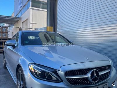 Usado Mercedes C220 AMG line 170 CV (125 kW) 2015 Gris / plata Coupe
