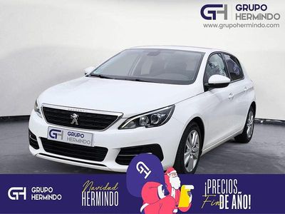 Usado Peugeot 308 Active 100 CV (73 kW) 2020 Blanco Familiar