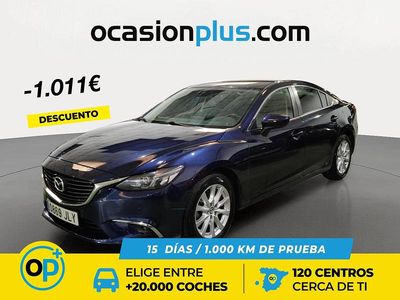 Usado Mazda 6 Style+ 150 CV (110 kW) 2016 Azul Berlina