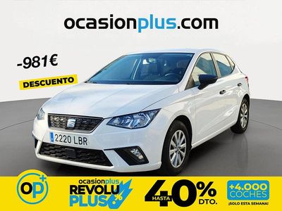 Usado Seat Ibiza Reference 95 CV (69 kW) 2019 Blanco Utilitario