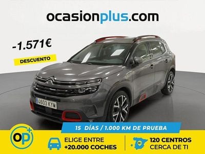 Usado Citroën C5 Aircross Shine 177 CV (130 kW) 2019 Gris SUV