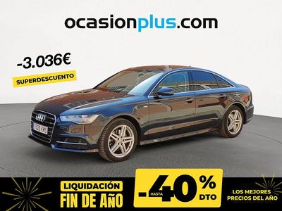 Azul Usado 2018 Audi A6 S-Line Berlina | 27.900 € (Precio justo)