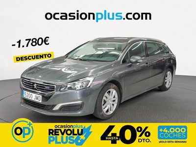 Usado Peugeot 508 Active 150 CV (110 kW) 2016 Gris Familiar