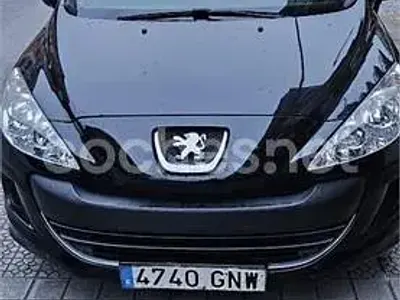 Usado Peugeot 308 120 CV (88 kW) 2009 Negro Berlina
