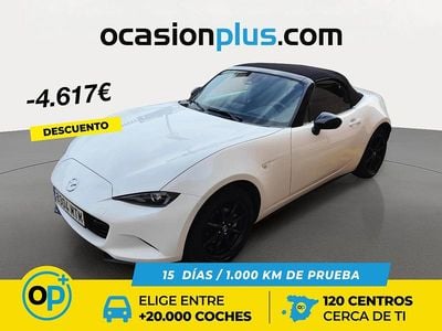 Usado Mazda MX5 Prime-Line 132 CV (97 kW) 2024 Blanco Descapotable
