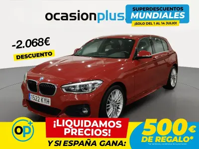 Usado BMW 118 136 CV (100 kW) 2019 Rojo Utilitario