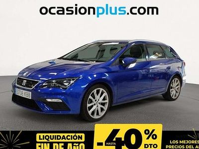 Azul Usado 2017 Seat Leon ST FR Familiar | 17.900 € (Caro)